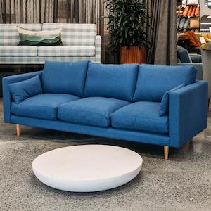 Wool monterey sofa in octavius cobalt