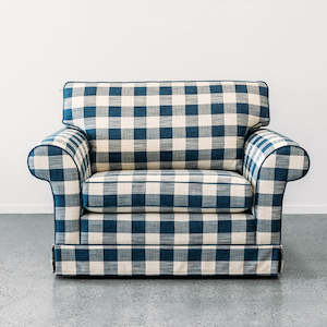 Furniture: Candy sofa in arlington indigo