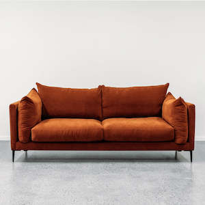 Furniture: Lindis sofa in archive russet