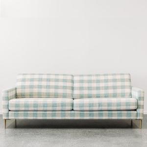 Furniture: Chanel sofa in arlington duckegg