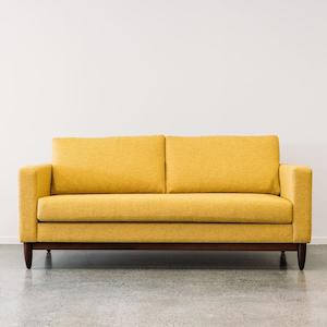 Furniture: Tango sofa in loft mustard