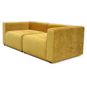 Vito modular sofa in magma dijon