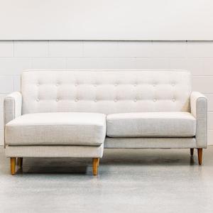 Furniture: Ventura modular sofa in corey salt