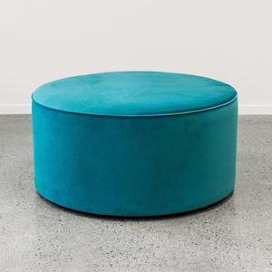 Ghost Large Round Ottoman - Novara 'Jungle'