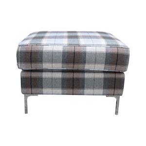 Furniture: Pillow top ottoman in eltham seaglass