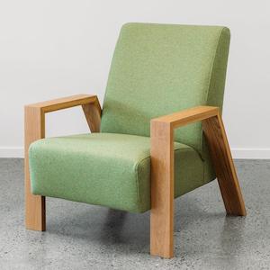 Mogambo armchair in octavius wasabi