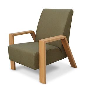 Furniture: Mogambo armchair in octavius olive