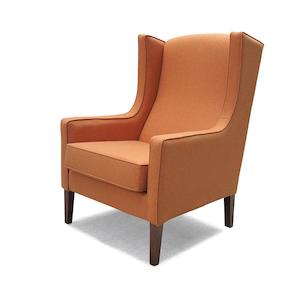 Furniture: Partridge armchair in octavius marmalade