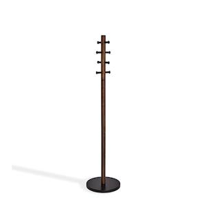 Umbra Pillar Coat Stand- Walnut