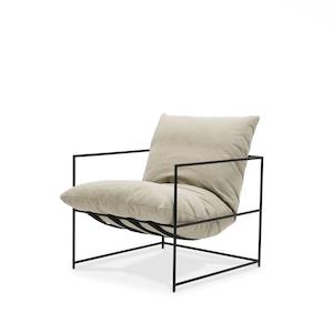 Furniture: Laurel armchair in cement