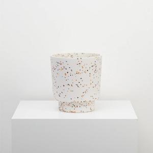 Banjo Pot - Terrazzo White