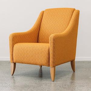 Furniture: Wedgewood armchair in bure clay