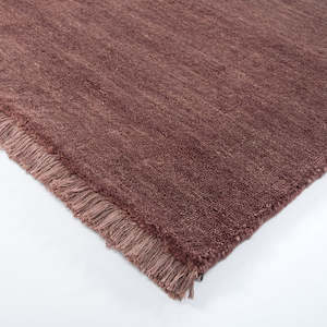 Sandringham wool rug in merlot