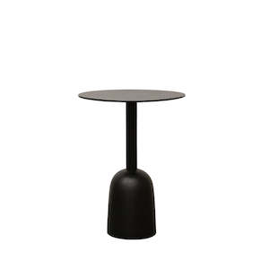 Kawhia pedestal aluminium side table