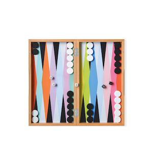 Furniture: MoMa Design - Colourful Backgammon Set