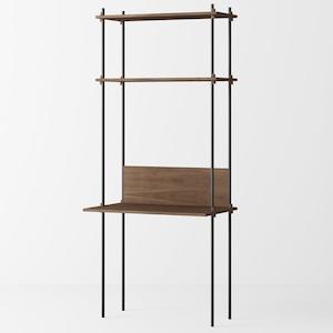 Moebe Shelving System Walnut - Desk C