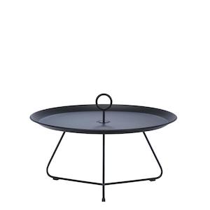 Furniture: EYELET Short Tray Table - Black