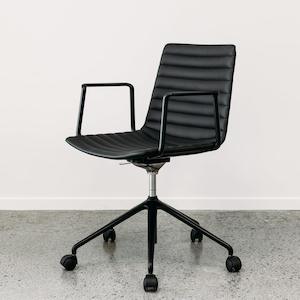 Furniture: Hugo office chair in black