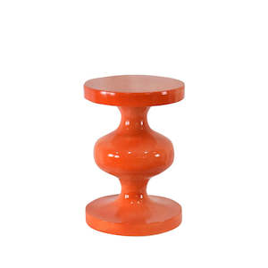 Mykonos side table in orange