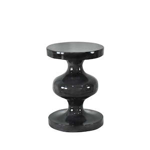 Mykonos side table in black