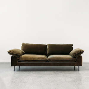 Sicily 2.5s sofa in cypress cotton velvet