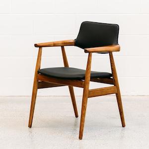 Furniture: Fuji dining chair in walnut