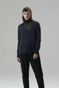 Cashmere Deep V Neck