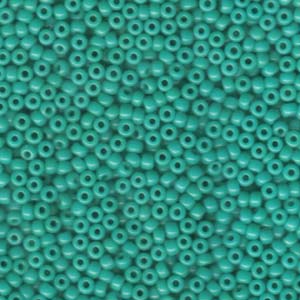 Craft material and supply: Size 8 Seed Bead, Opaque Turquoise (10gms)