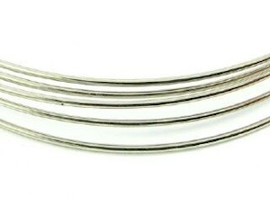 Memory Wire, Bracelet, Nickel, 50mm Dia (20 Loops)