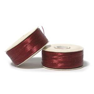 Nymo, Size B, Red (1 bobbin - 65m)