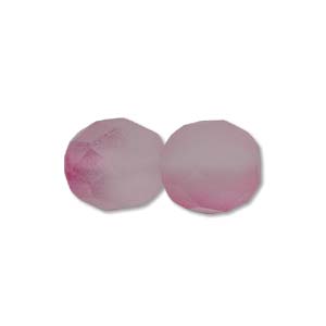 Czech Glass Facet, Lilac Rose Matte (6 or 8mm)