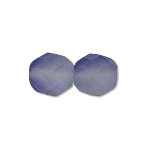 Czech Glass Facet, Lavender Matte (6 or 8mm)