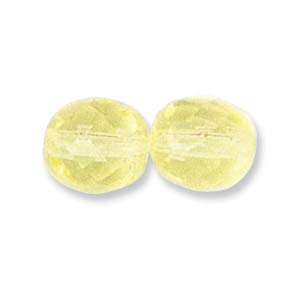 Craft material and supply: Czech Glass Facet, Jonquil (4, 6 or 8mm)