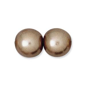 Glass Based Pearl, Cocoa (6, 8 or 10mm)