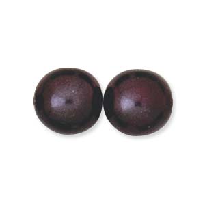 Craft material and supply: Glass Based Pearl, Eggplant (4, 6, 8, 10 or 12mm)