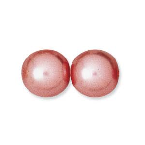 Craft material and supply: Glass Based Pearl, Blush, (4, 6 or 8mm)