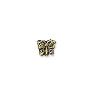 Craft material and supply: 5mm Plastic Metallic Butterfly, Gold (10 pcs)