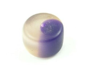 Resin, Two Tone Barrel, Purple, 15x22mm (10pc)