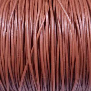 Craft material and supply: 1mm P'Leather, Brown - 1m