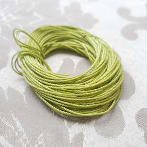 Craft material and supply: S-Lon Macrame, Lime, Tex400, 0.9mm (10m)