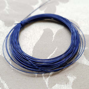 Craft material and supply: Flexible Beading Wire, Royal Blue, 7 Strand, 0.46mm (5m)