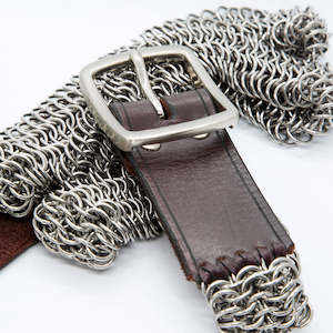 Accessories: Steel and Leather Belt