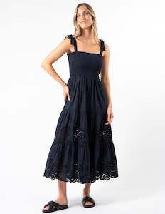 Aloha Dress - Navy