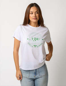 Tops: Ace Tee - White Tennis Club