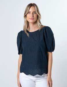 Minnie Top - Navy