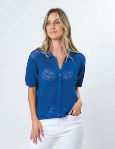 Holly Top - Cobalt