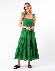 Aloha Dress - Juniper Green