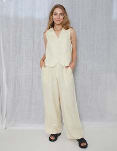 DEAR SUTTON Wallis Pant - Oyster