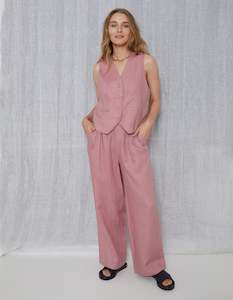 DEAR SUTTON Wallis Pant - Rose