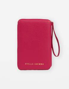 Accessories: Getaway Travel Wallet - Raspberry